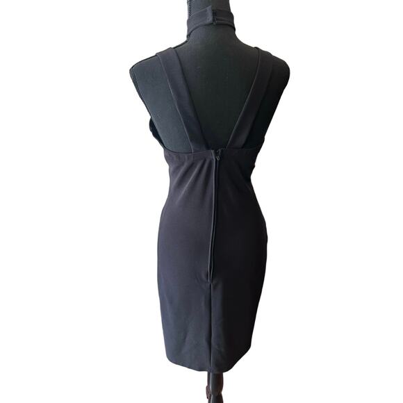 RARE VINTAGE 80s DESIGN CHAMP SPORTSWEAR PARIS NY Black & Silver Dress Large EUC - Picture 3 of 16